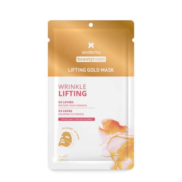 Beauty treats lifting gold mask