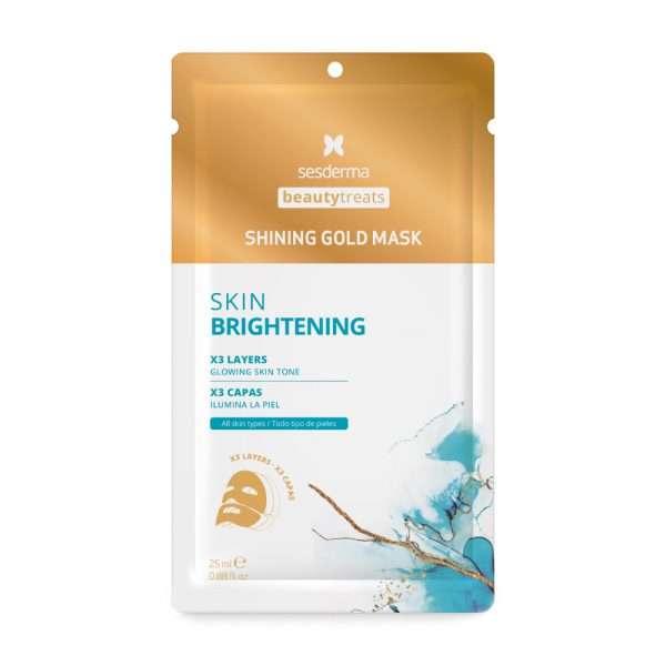 Beauty treats shining gold mask