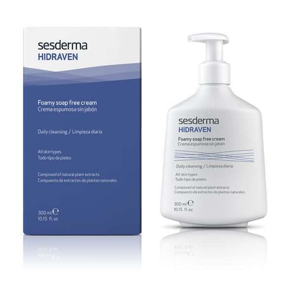 Hidraven crema espumosa sin jabón 300ml