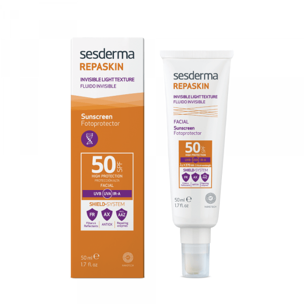 Repaskin fluido invisible spf50 50ml